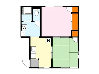 ラ・プラス・ラナ(2DK/1階)の間取り写真