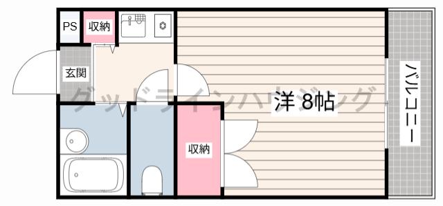 アバンテック(1K/3階)の間取り写真