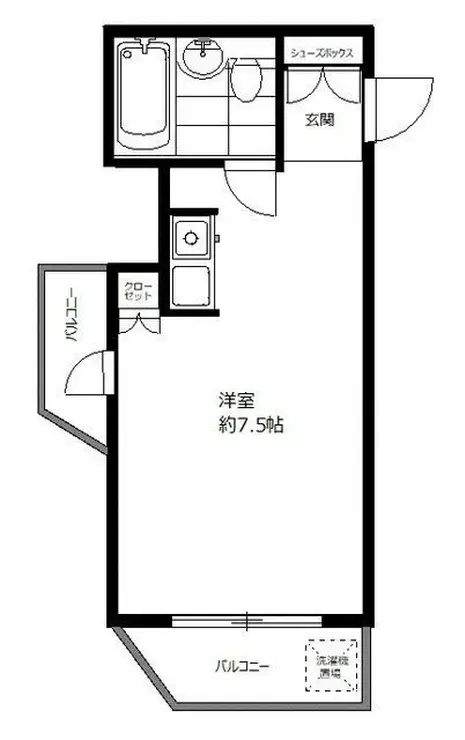 エトワール明神町 6階階 間取り