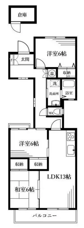 ガーデンテラス永田台 2階階 間取り