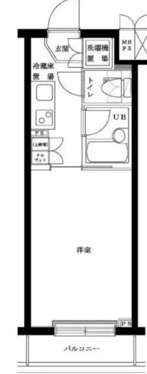 ルーブル日本橋 8階階 間取り