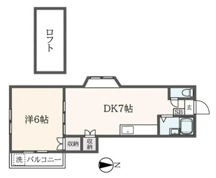 上大岡エステート 1階階 間取り