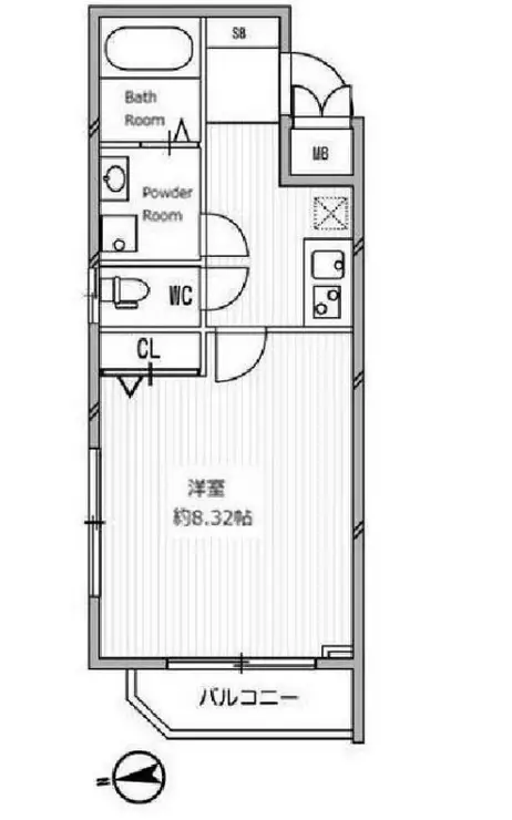 白金高輪レジデンス 2階階 間取り