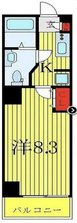 XEBEC巣鴨 10階階 間取り