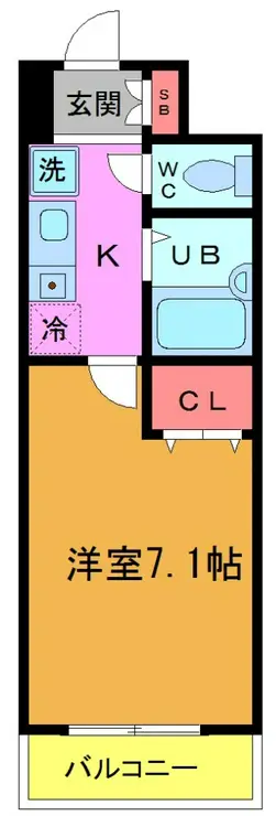 レジディア浦安II 4階階 間取り