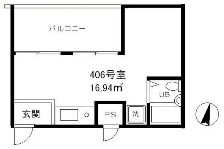 カーサ・ダルテ 3階階 間取り