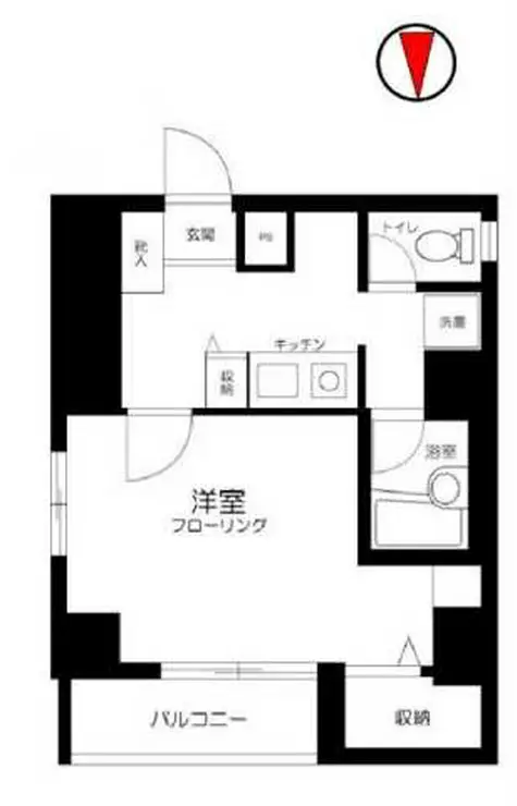 ローズマンションミヤハラ 2階階 間取り