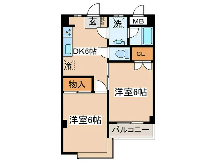 市橋ビル 4階階 間取り