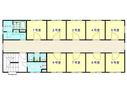 ステューディオ桜台(ワンルーム/2階)の間取り写真