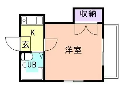 レオパレス西浜第2(1K/2階)の間取り写真