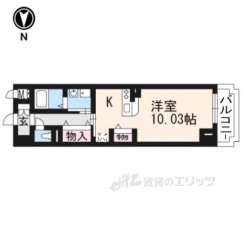 ステラ・ランド(ワンルーム/3階)の間取り写真