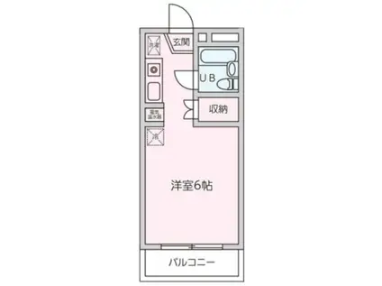 ストークレジデンスナカザワ(1K/4階)の間取り写真