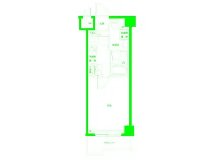 ルーブル横濱吉野町(1K/7階)の間取り写真