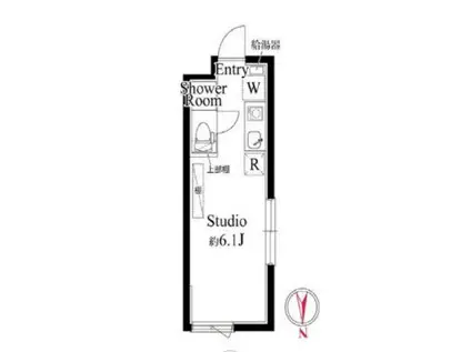 APARTMENT KURO(ワンルーム/1階)の間取り写真