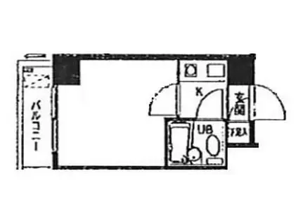 ディアプラザ巣鴨第二(1K/7階)の間取り写真