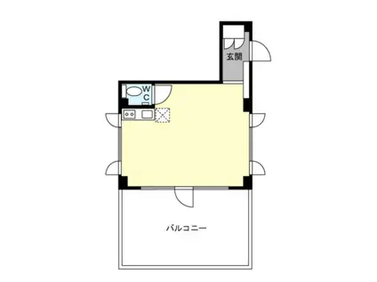 オッコーコスタ高鍋(ワンルーム/2階)の間取り写真