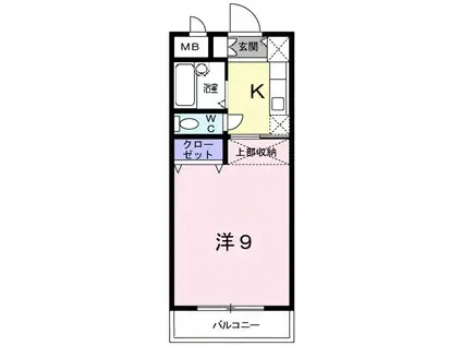 MAISONOHMICHI(1K/1階)の間取り写真