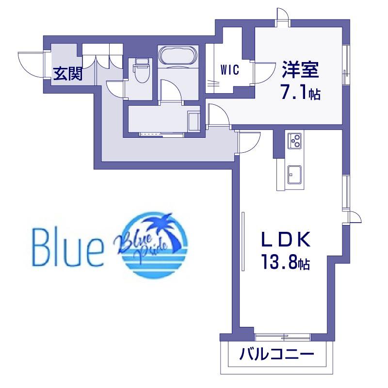 シャーメゾン湘南松が丘I(1LDK/3階)の間取り写真