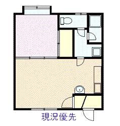 ラポートハイツ(1LDK/1階)の間取り写真