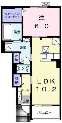 中村家 RONDEN(1LDK/1階)の間取り写真