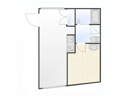 ケイアンドティ三ノ輪(ワンルーム/3階)の間取り写真