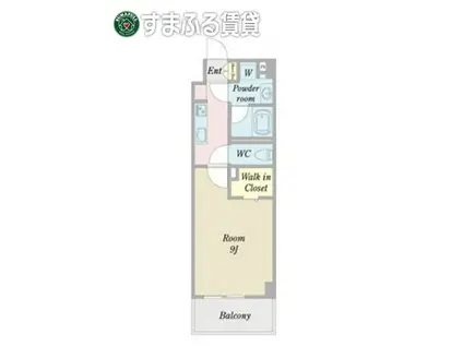 TBMビル(1K/3階)の間取り写真