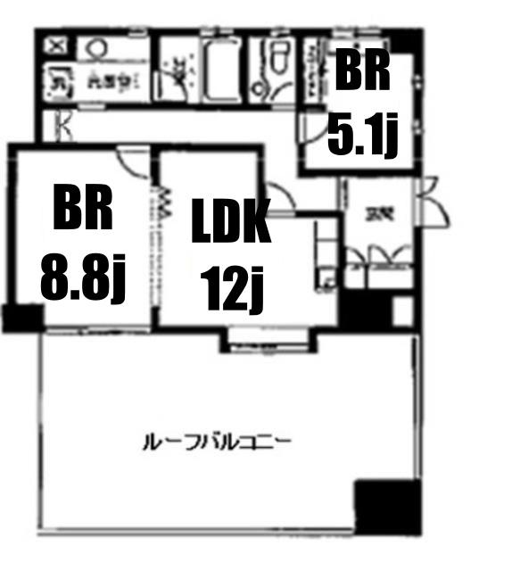 CITY SPIRE横浜和田町(2LDK/2階)の間取り写真