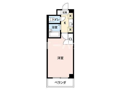 マイナビSTAY市川(1K/2階)の間取り写真