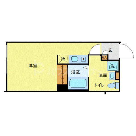 NOVEL COURT 西新井(ワンルーム/1階)の間取り写真