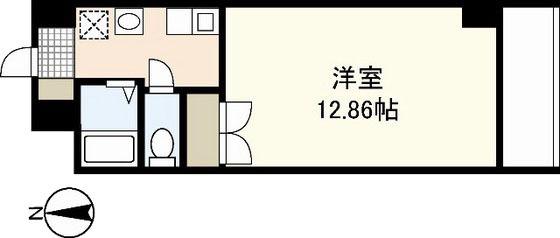 セイミツビル(1K/2階)の間取り写真