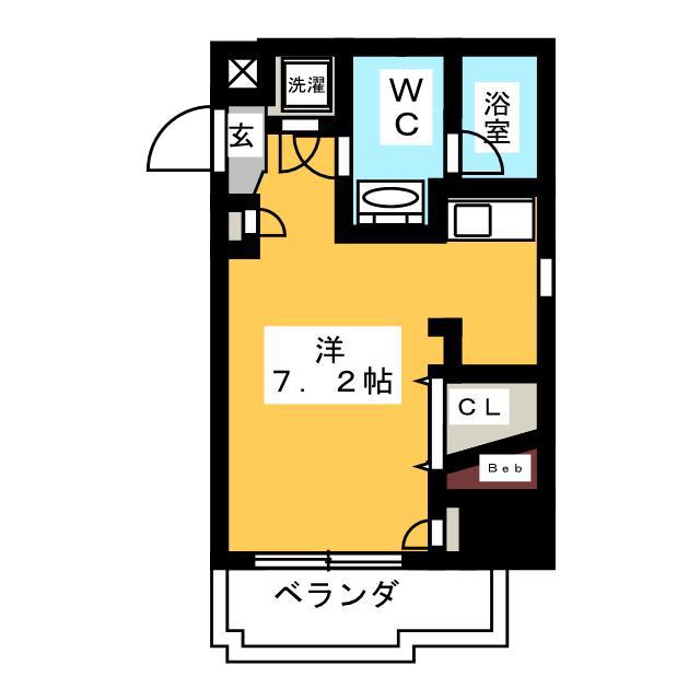 SKBUILDING-5(ワンルーム/3階)の間取り写真
