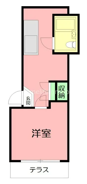 ベルハイツ座間 1階階 間取り