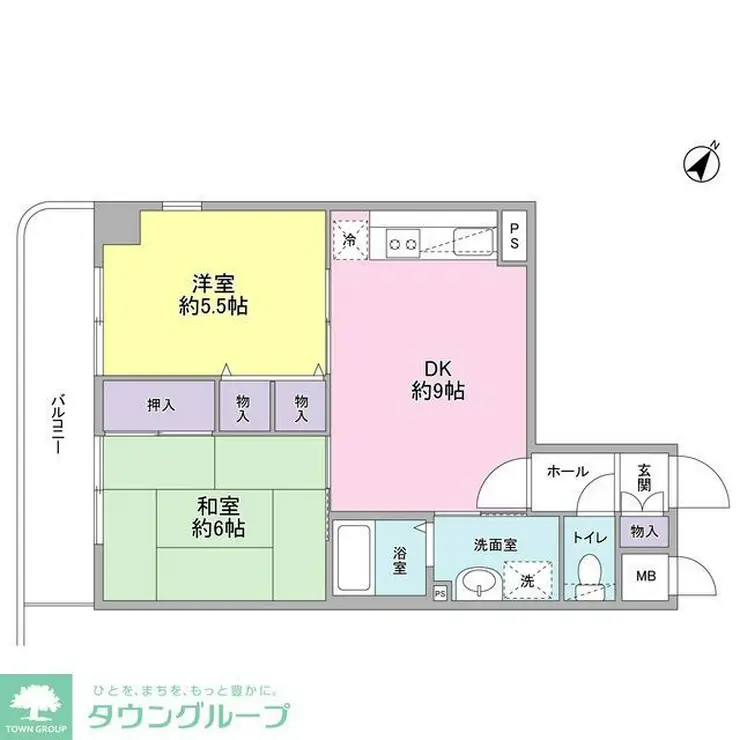 リバーサイドマツモト 2階階 間取り