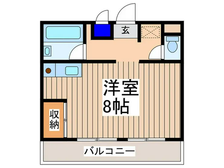江田パークサイドマンション 4階階 間取り