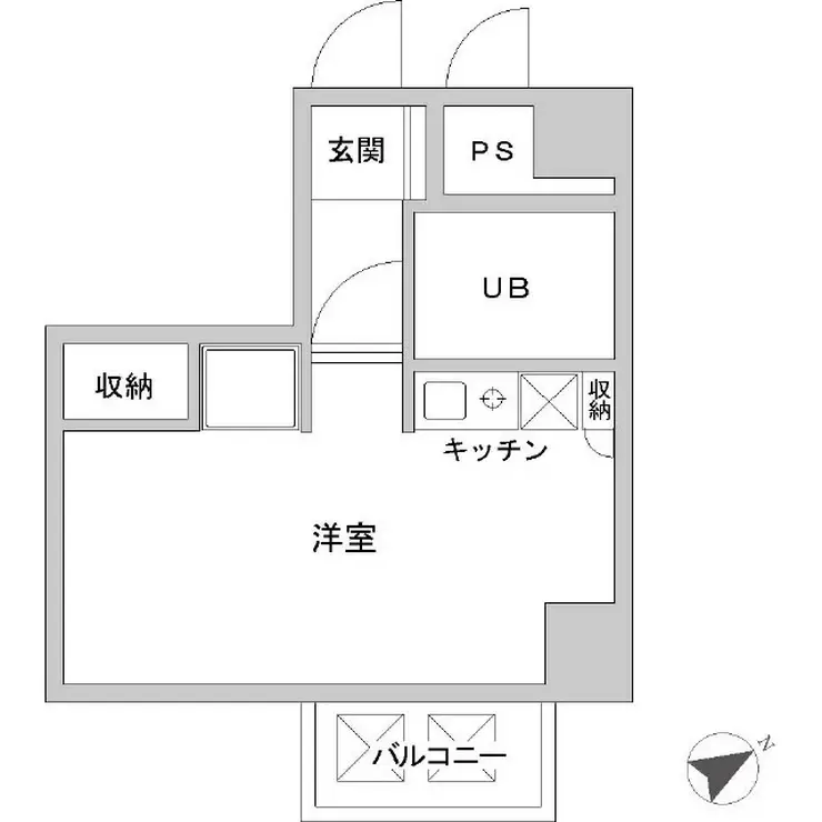 ロイヤルパレス川崎本町 7階階 間取り