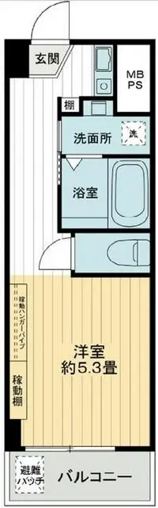 グランヴェル石神井公園 6階階 間取り
