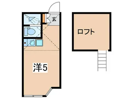 ユナイト和田町スワロフスキー(ワンルーム/1階)の間取り写真
