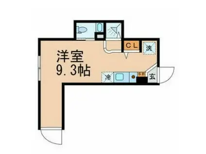 DEAR COURT 池袋(ワンルーム/1階)の間取り写真