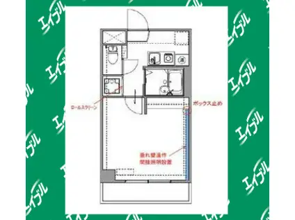 エクセレントハイツS(1K/1階)の間取り写真