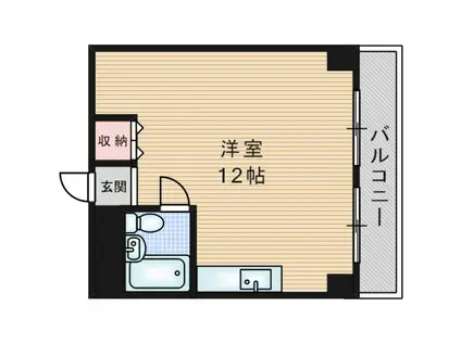 GF吹田マンション(ワンルーム/4階)の間取り写真