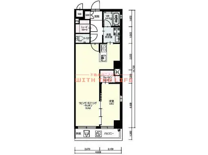 MYM45BLD(1LDK/5階)の間取り写真