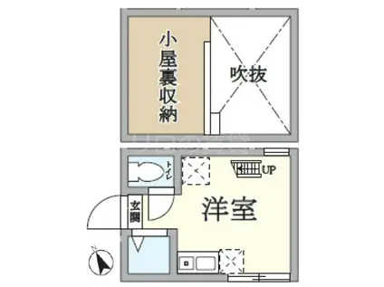TM渡田向町(ワンルーム/2階)の間取り写真