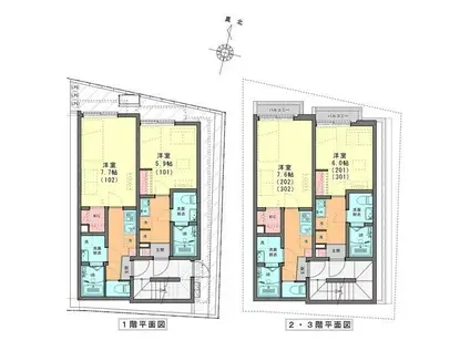 KLEIS大泉学園(1K/2階)の間取り写真