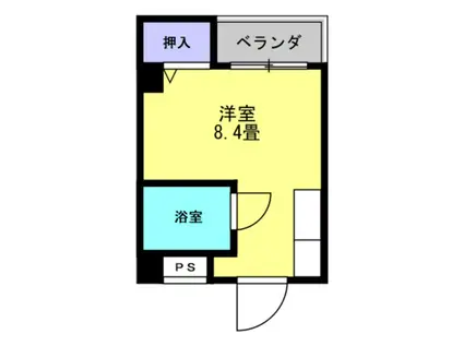 リアライズ新今里II(ワンルーム/1階)の間取り写真