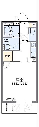 レオネクストブルージュ(1K/2階)の間取り写真