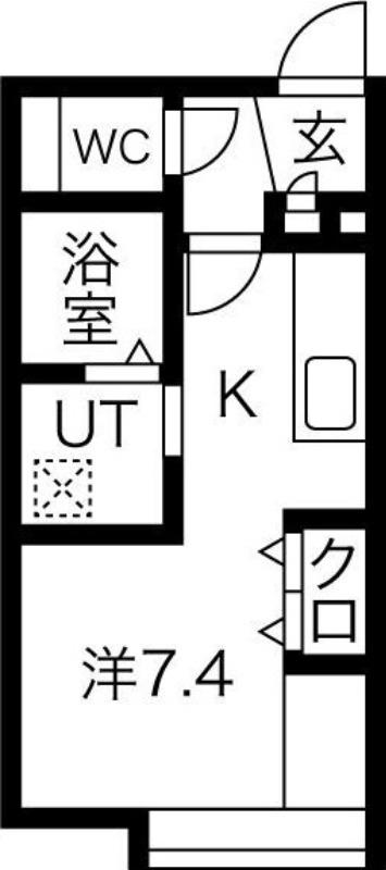 MKR.BLD(1K/3階)の間取り写真