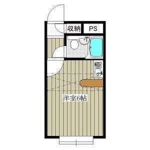 ベルピア久喜 第7(ワンルーム/2階)の間取り写真