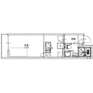 THE GARNET SUITE RESIDENCE 清水五条イースト(1K/3階)の間取り写真