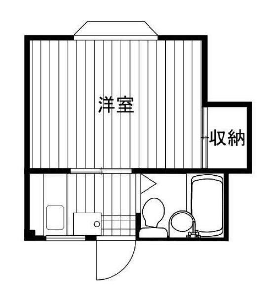 CASA DI RICORDO(1K/1階)の間取り写真