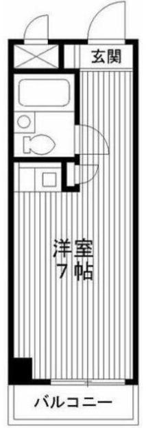 グレイス江古田(ワンルーム/4階)の間取り写真